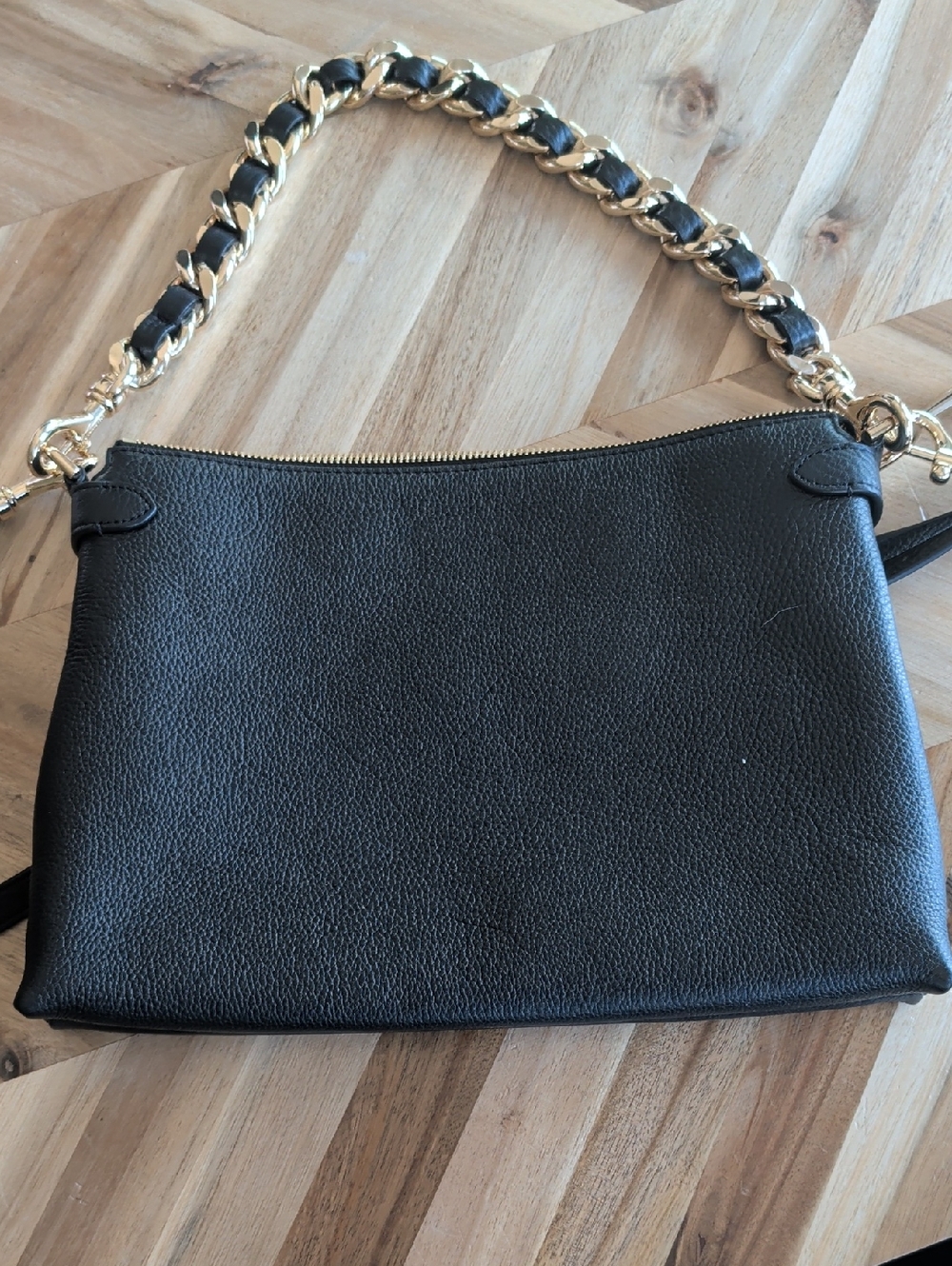 EUC Rebecca Minkoff Stevie Black Leather Bag - Picture 6 of 7